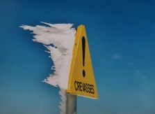 Beware - crevasse!