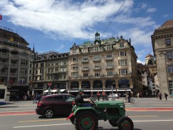 Tractor Parade, Schwanenplatz (Swans Square), Lucerne