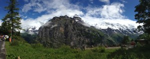 Panorama of the Jungfrau massif