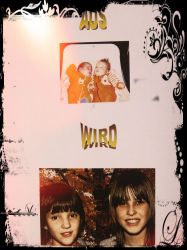 The Stöckli cousins approx. 1 month and 10 years old...