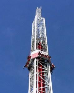 A Free Fall Experience on top of Stratosphere Tower.