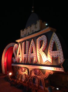 The Sahara Neon Sign.