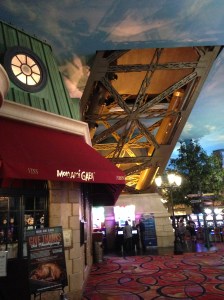 One of the Eiffel Tower's... legs? Or what is that called?