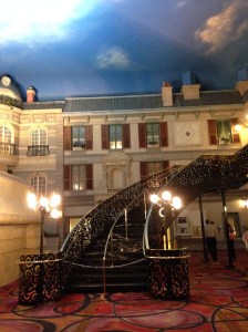 Paris in Vegas. I'm "stair"-ing in awe!