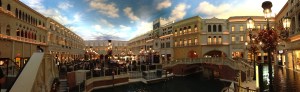 Panorama of the Venetian's inside. Marvelous.