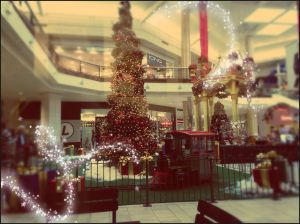 Polar Express at the shopping mall.