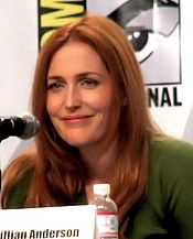 Gillian Anderson, aka Special Agent Dana Scully.