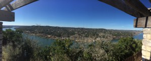 Panoramic view from Mount Bonnell.