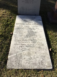 Tombstone from around 1870.