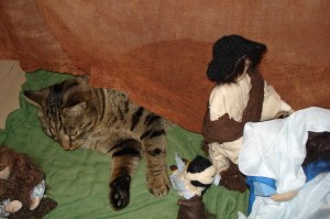 Merlin with the Holy Family, X-mas 2012